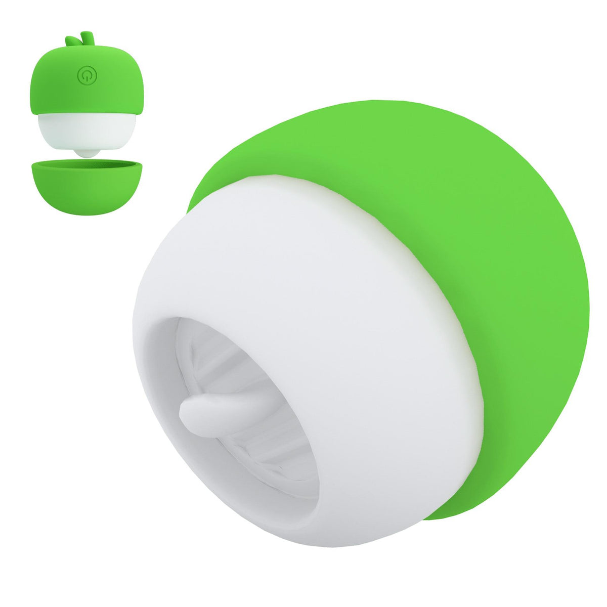 2-Stymulator łechtaczki liżący Pretty Love Apple Secret silikonowy 12 trybów-2