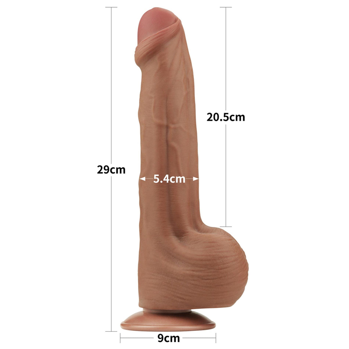 2-11.5'' King Sized Sliding Skin Dual Layer Dong Brown-2
