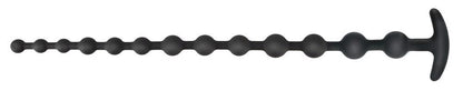 5-Black Velvets Anal Beads Silic-5