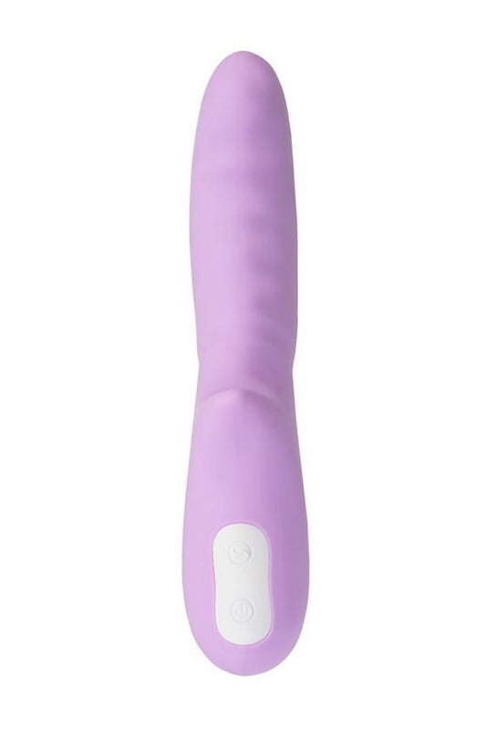 2-Wibrator obrotowy JOS Merry Gor fioletowy USB 20.7 cm-2