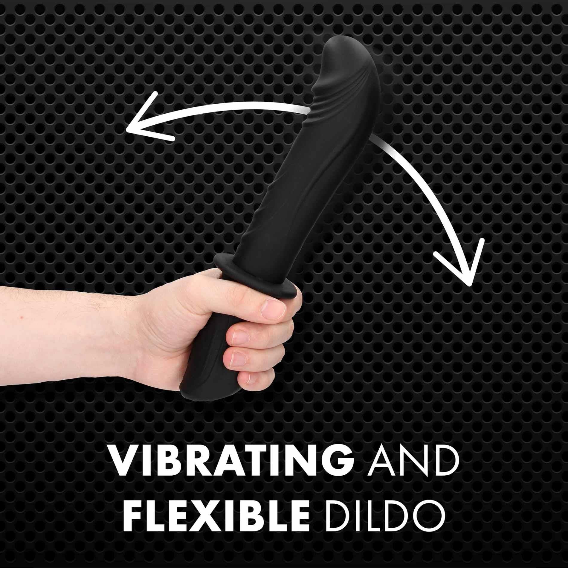 3-Hand Held Vibrating Sex Machine - Black-3