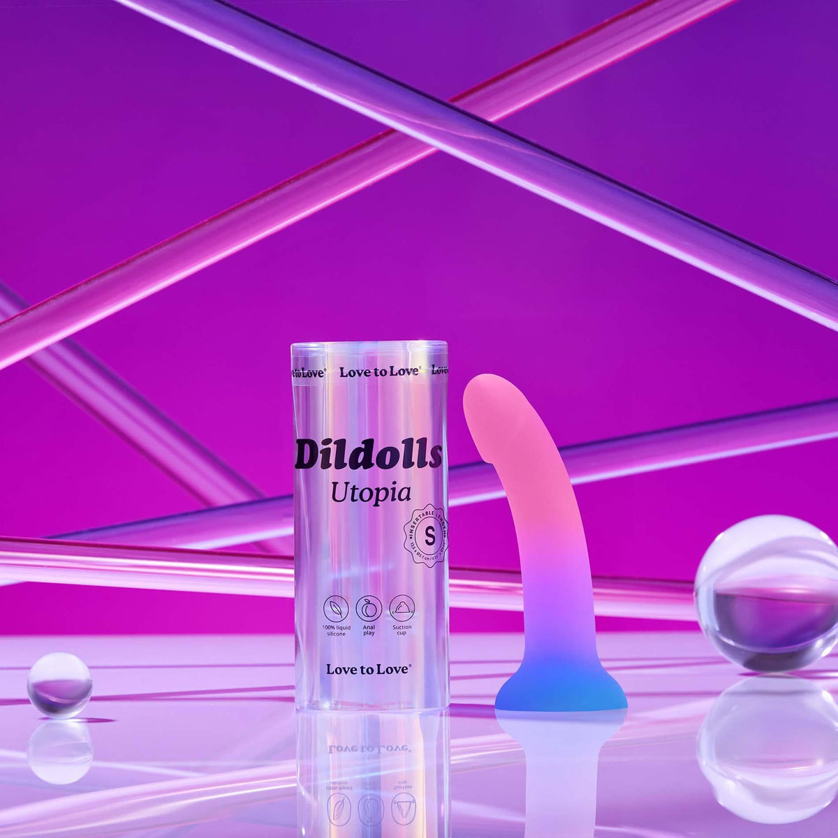 3-Dildo realistyczne silikonowe Love to Love Dildolls Utopia S 15 cm-3