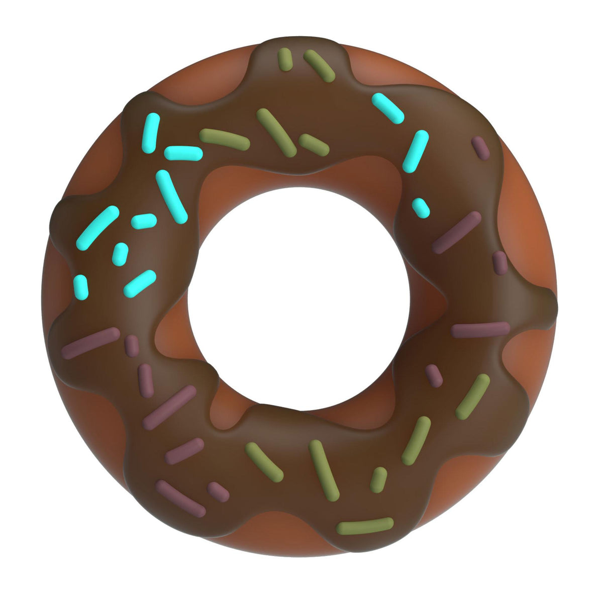 4-Pierścień erekcyjny Pretty Love Choco Super Donut silikonowy supermiękki-4