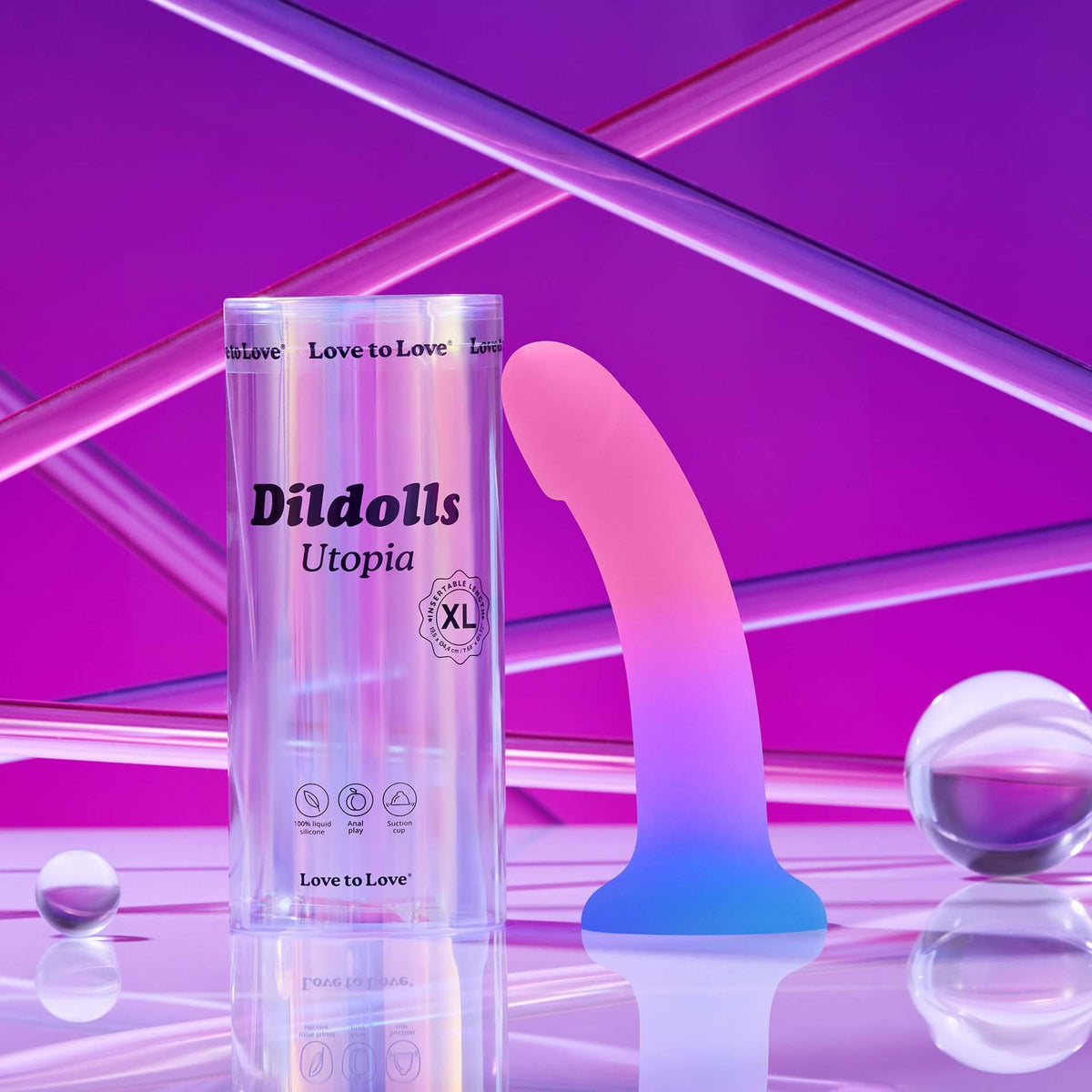4-Dildo silikonowe Love to Love Dildolls Utopia XL 21 cm-4