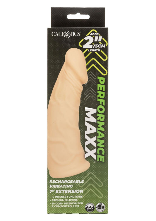 1-Przedłużka wibrująca Calexotics silikonowa 18 cm USB-1