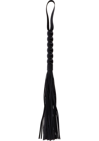 4-Pejcz z koralikami PU czarny 60 cm-4