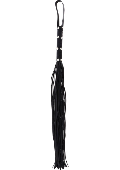 3-Pejcz z ćwiekami Hidden Desire czarny 75 cm-3