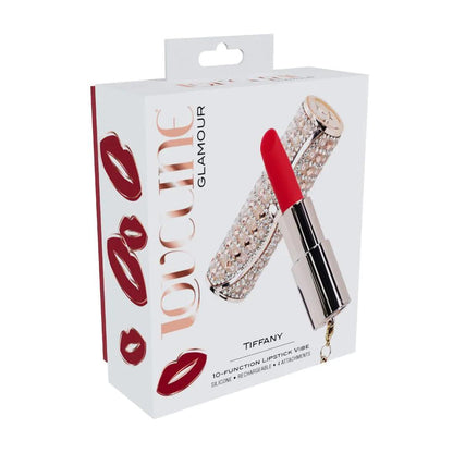 4-Wibrator mini szminkowy Loveline Tiffany różowy USB-4