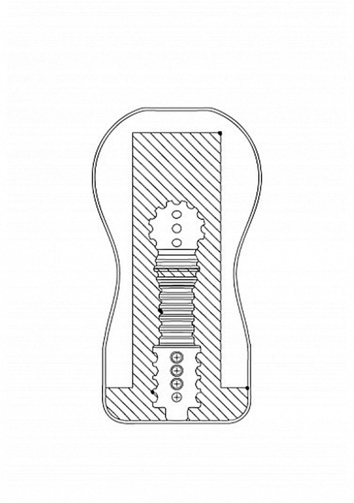 2-Masturbator analowy Easy Rider ShotsToys 15.7 cm wodoodporny-2