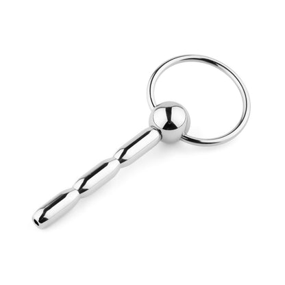 2-Stalowy plug do cewki z pierścieniem 10 cm HeavyFun-2