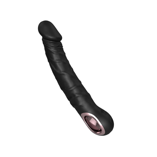 1-Wibrator Jump-O czarny silikonowy realistyczny USB wodoodporny-1