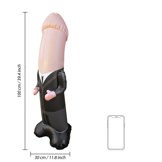 1-Nadmuchiwany worek bokserski Pan Młody S Line cielisty PVC-1