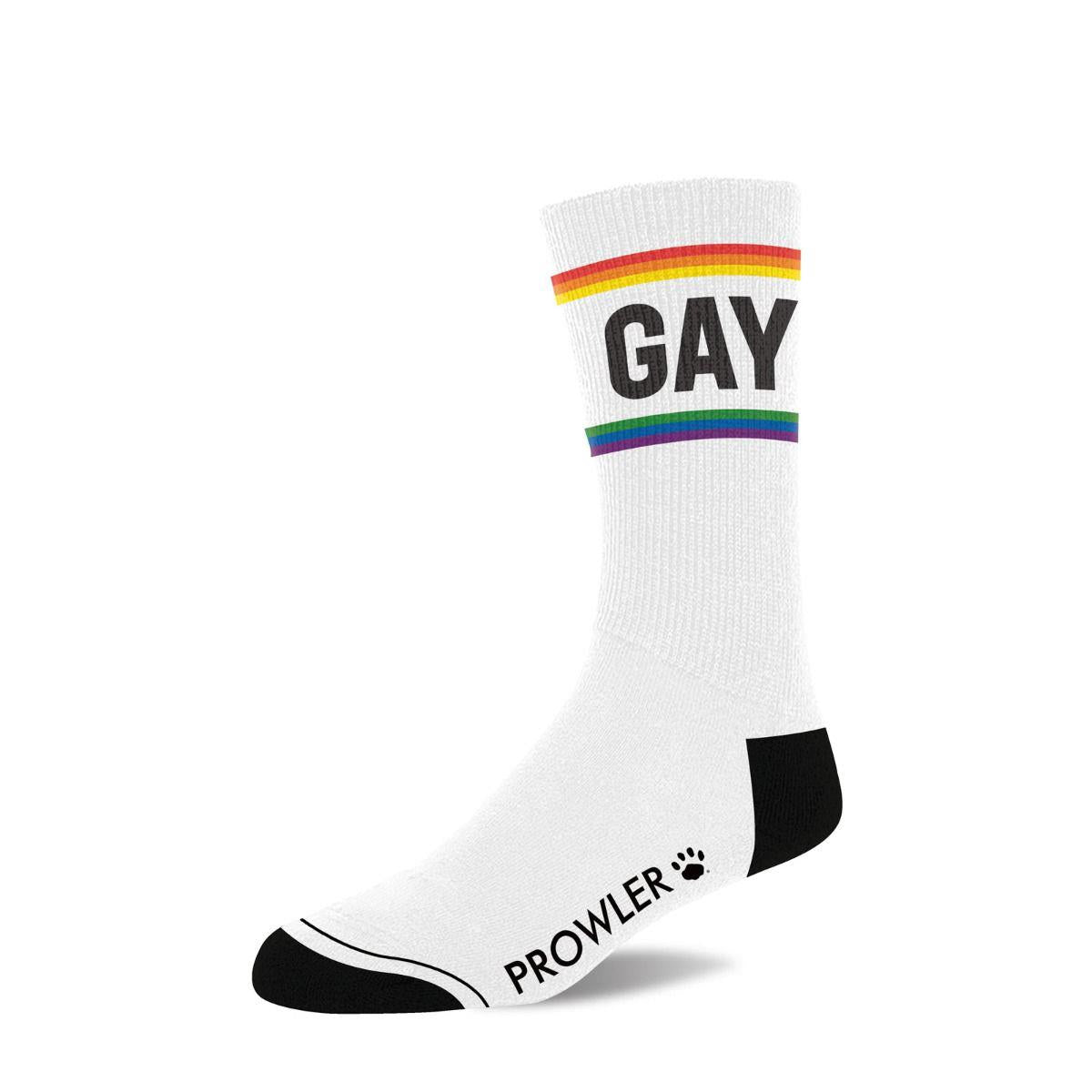 3-Skarpetki Prowler Gay z tęczowymi paskami-3