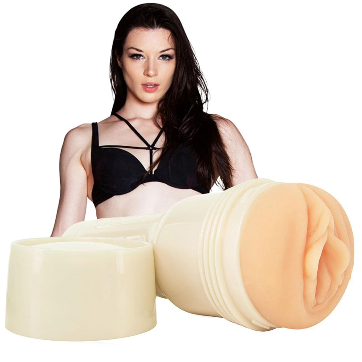 4-Masturbator Fleshlight Stoya Destroya beżowy 25 cm-4