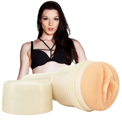 4-Masturbator Fleshlight Stoya Destroya beżowy 25 cm-4