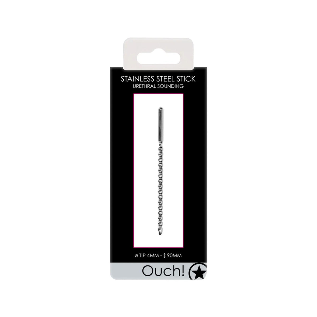 2-Penis plug ze stali nierdzewnej Ouch! 4 mm-2