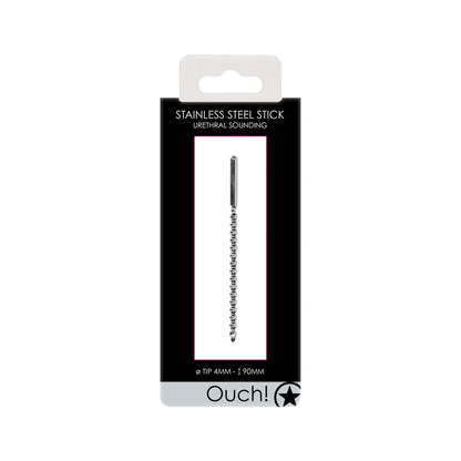 2-Penis plug ze stali nierdzewnej Ouch! 4 mm-2