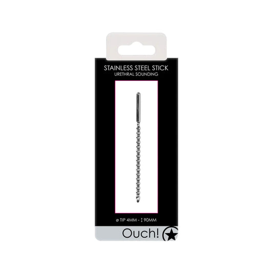 2-Penis plug ze stali nierdzewnej Ouch! 4 mm-2