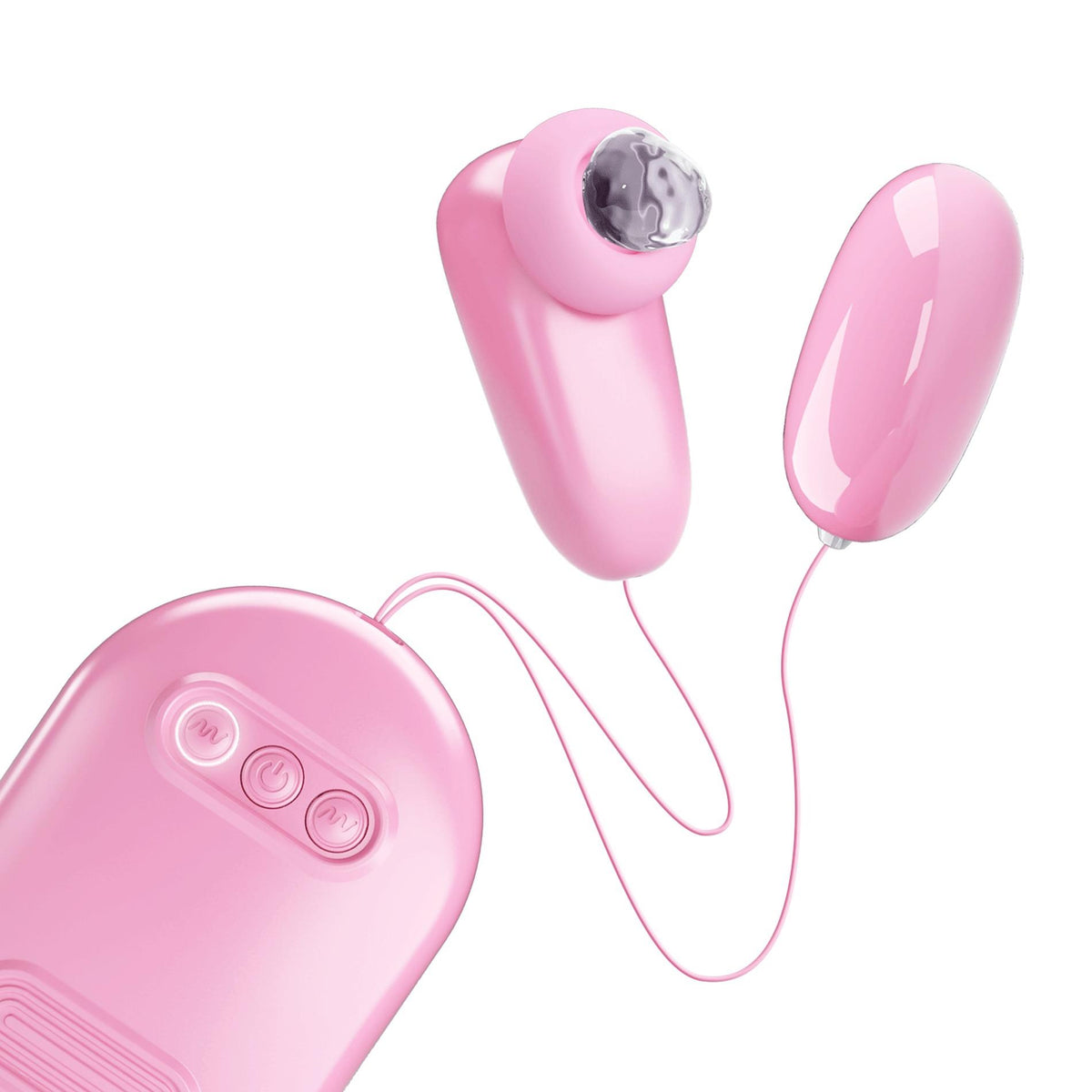 4-Wibrujące jajko Pretty Love Magic Box różowe 12 wibracji 7 stukania USB-4