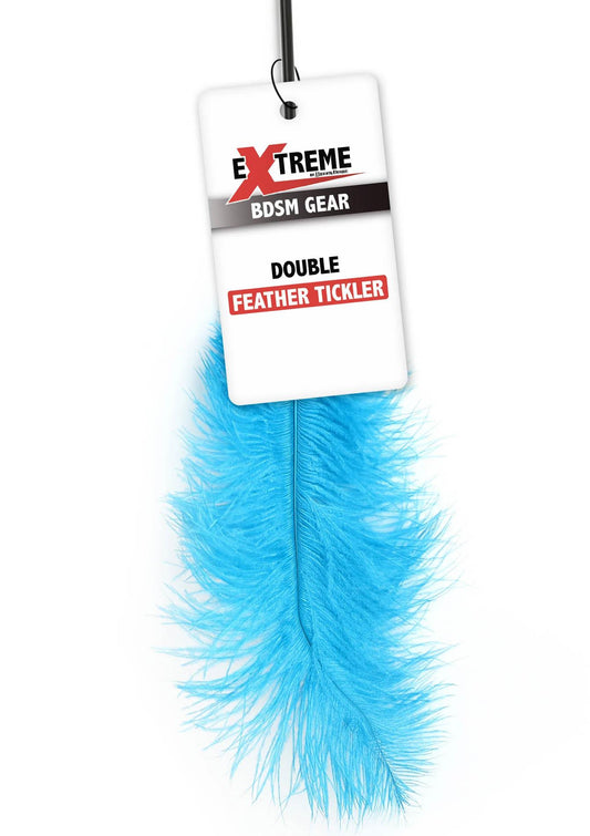 2-Double Feather Tickler Blue-2