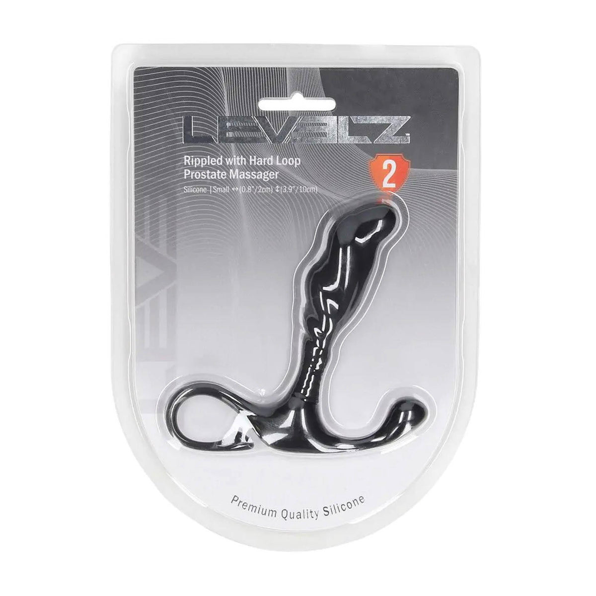 3-Masażer prostaty silikonowy Levelz S czarny 10 cm-3