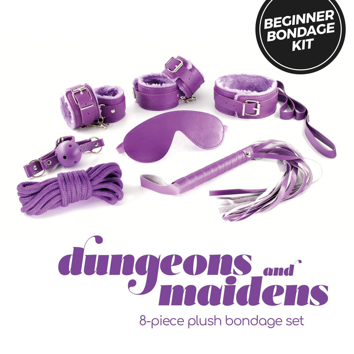 3-Zestaw BDSM Crushious Dungeons & Maidens fioletowy-3