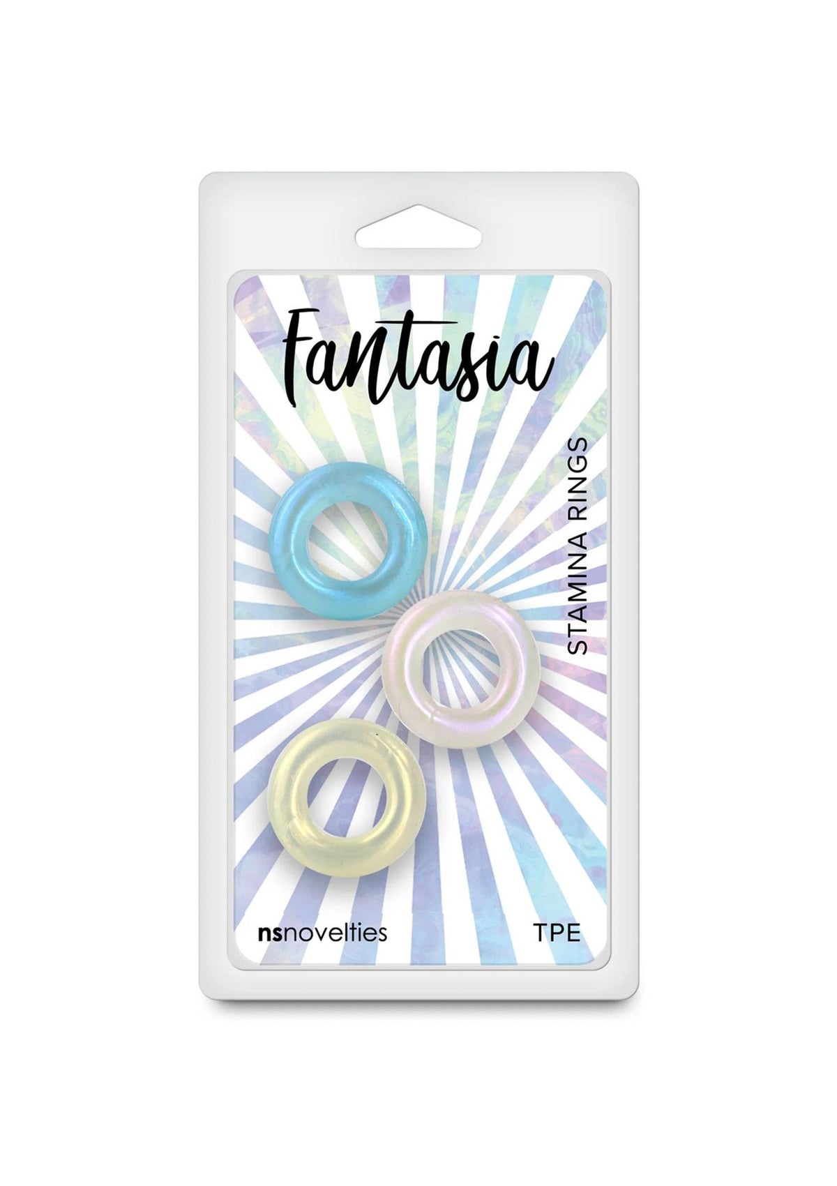 1-Pierścień erekcyjny Fantasia Stamina TPE z przyssawką wielokolorowy-1