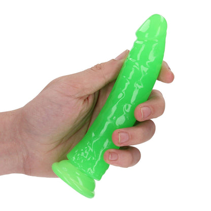 2-Dildo realistyczne RealRock świecące w ciemności z przyssawką 15,5 cm-2