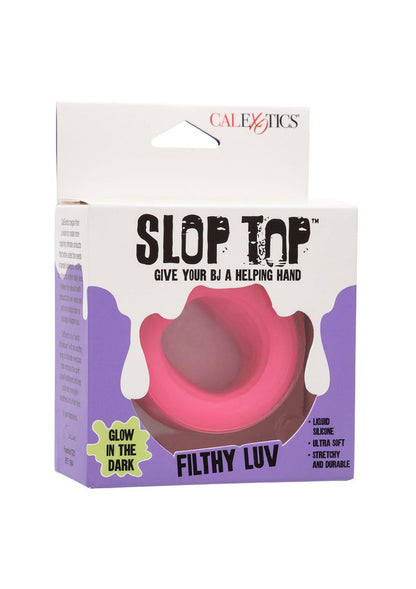 2-Pierścień erekcyjny silikonowy Slop Top Filthy Luv Calexotics różowy-2