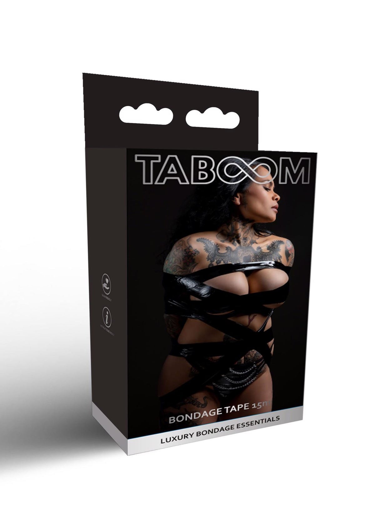 3-Taśma bondage PVC Taboom czarna 15m-3