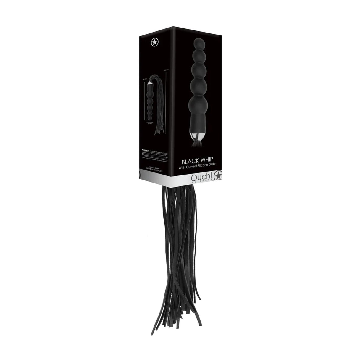 3-Bicz z zakrzywionym dildo silikonowym Ouch 49 cm-3