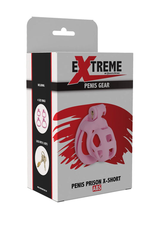 2-Klatka na penisa Hidden Desire Penis Prison różowa 7 cm-2