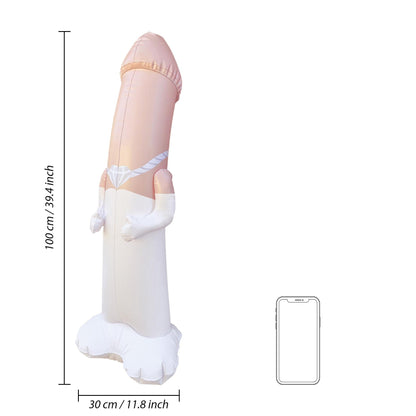 3-Nadmuchiwany worek Panny Młodej S Line PVC cielisty-3