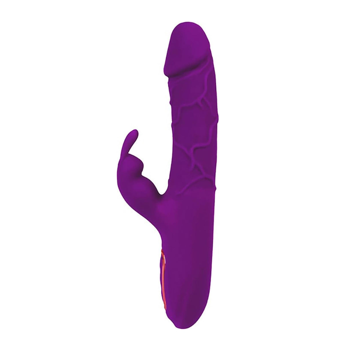 1-Wibrator króliczek Fantasy silikonowy grzanie 10 trybów USB 22 cm-1