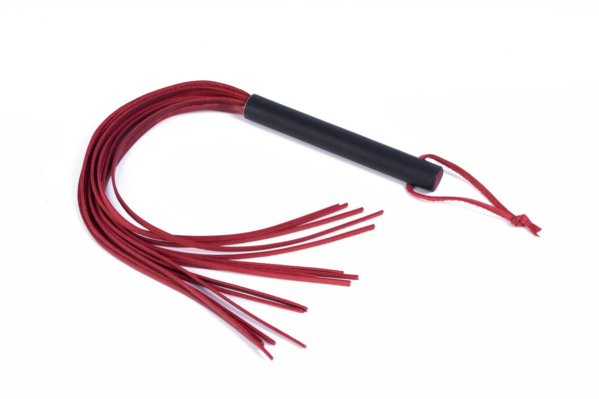 1-Pejcz Flogger Crazy Horse czerwony Whips Collection-1
