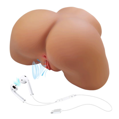 1-Realistyczny masturbator Crazy Bull Ilana wagina anal 35 cm-1
