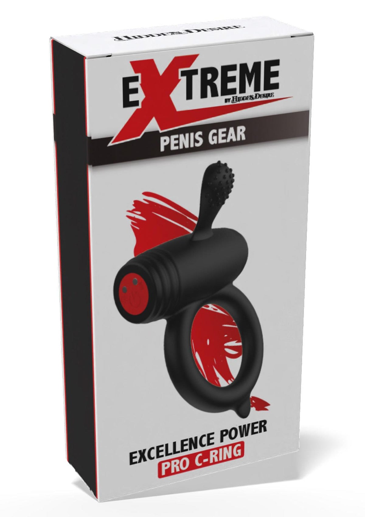 4-Pierścień wibrujący Excellence Power Pro Hidden Desire silikonowy 10 cm-4