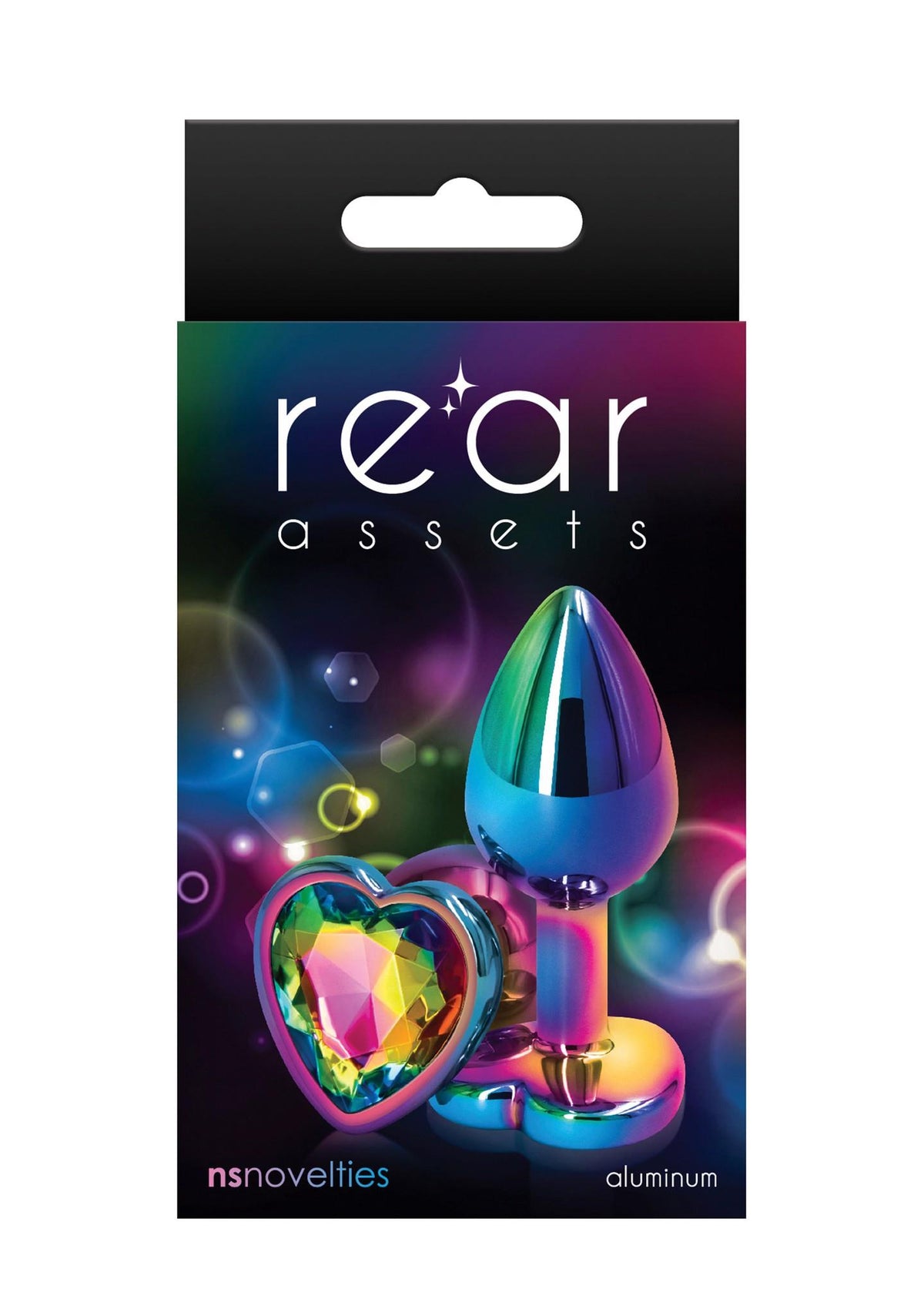 2-Korek analny serce NS Novelties multicolor S 7 cm-2