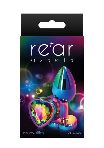 2-Korek analny serce NS Novelties multicolor S 7 cm-2
