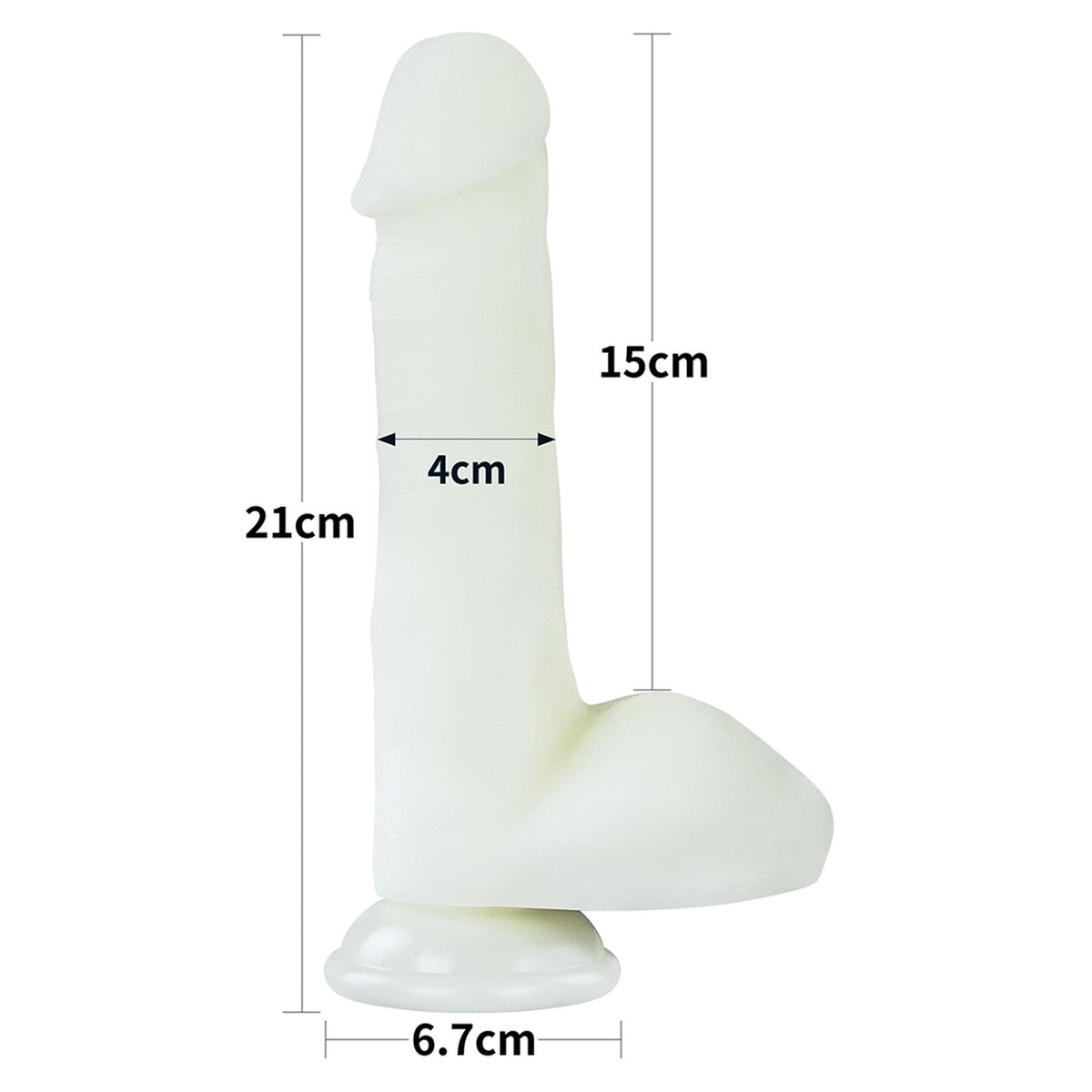 2-Dildo Lovetoy Lumino Play silikonowe świecące 20 cm-2