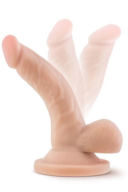 3-Dildo realistyczne Blush Dr Skin 4 inch mini cieliste TPE-3