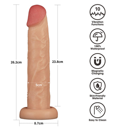 1-10'' Vibrating Power Basics Cock-1