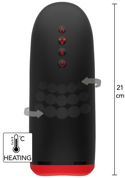5-Masturbator z obrotowymi kulkami Hidden Desire Fusion X 21 cm-5