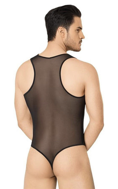 2-Siateczkowe body SoftLine 4609 czarne XL-2