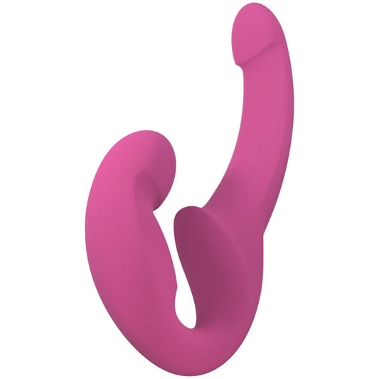 2-Dildo podwójne Share Lite Fun Factory bez uprzęży czarny 30 cm-2