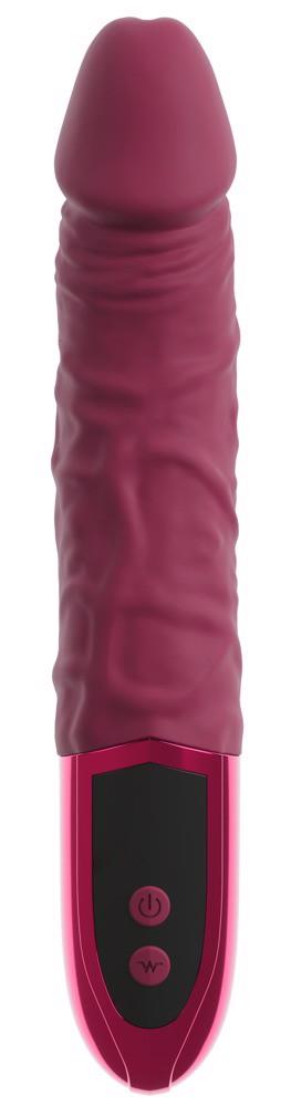 2-Wibrator realistyczny beau coeur Varelo czerwony silikonowy USB 23 cm-2
