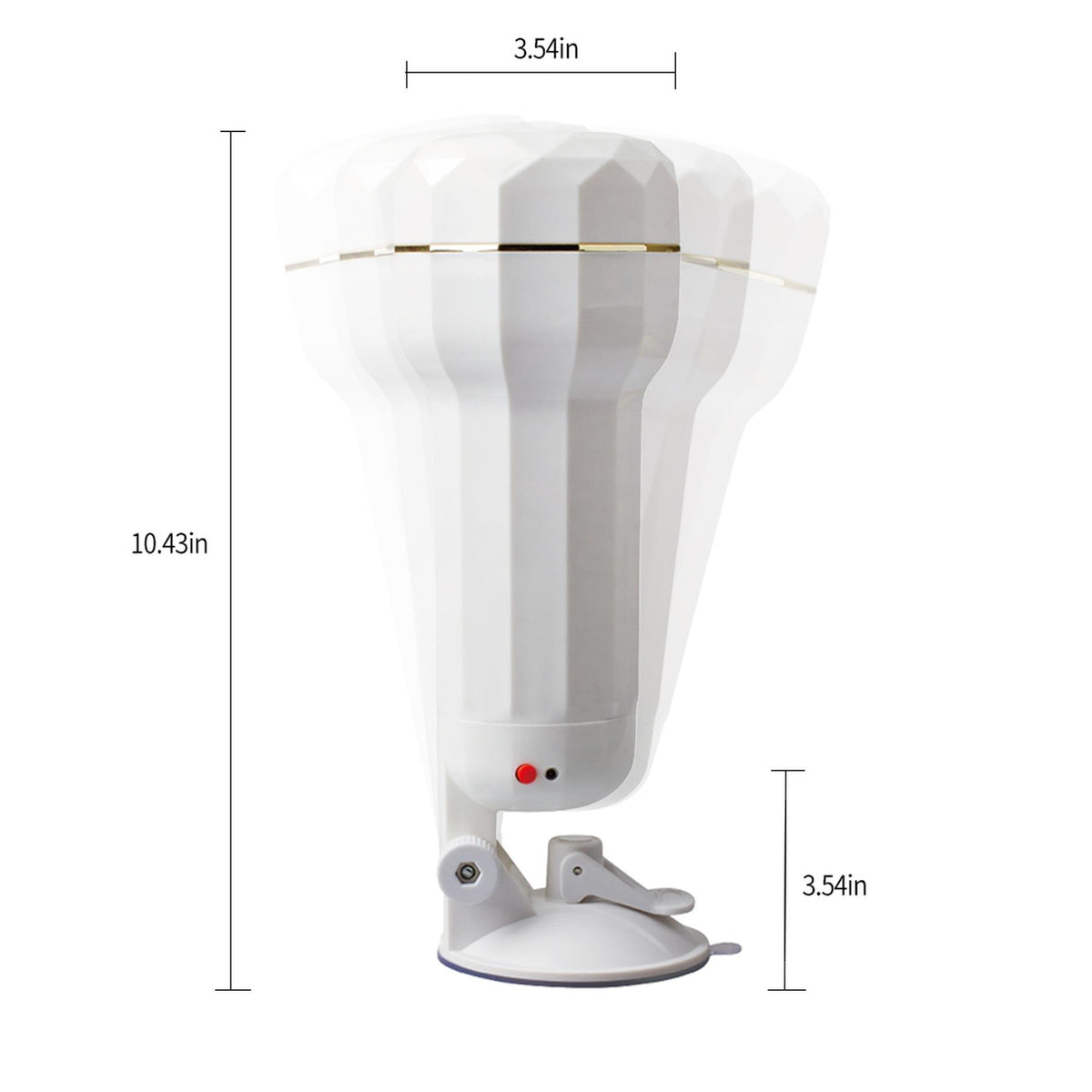 2-Masturbator z wibracją MX Dream Cup biały T Skin-2
