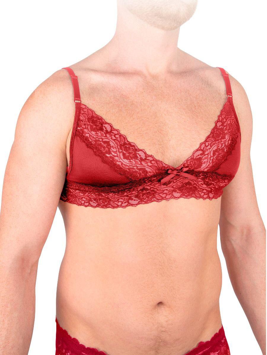 2-Pas do pończoch Prowler Red Lace koronka Small-2