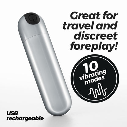 1-Wibrator mini Crushious iMoan srebrny USB 7,6 cm-1