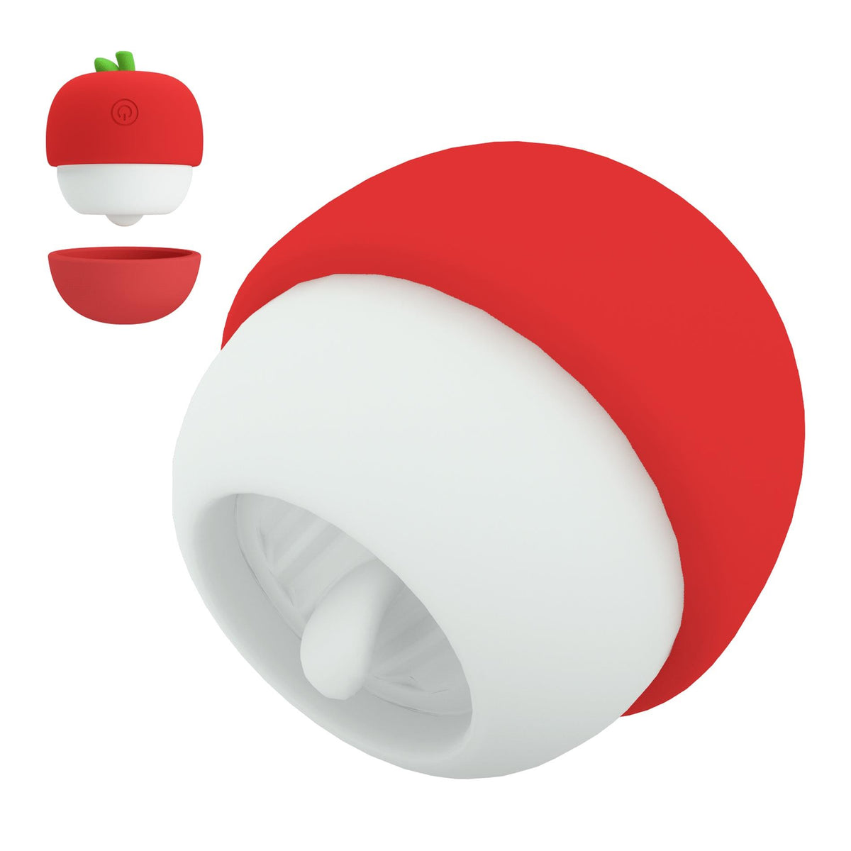 2-Stymulator łechtaczki Pretty Love Apple Secret silikonowy 12 trybów lizania-2